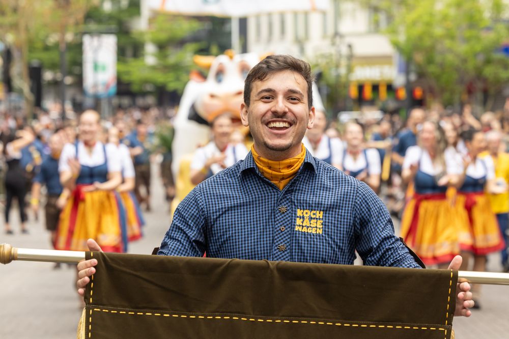 Kochk&auml;sewagen na Oktoberfest Blumenau